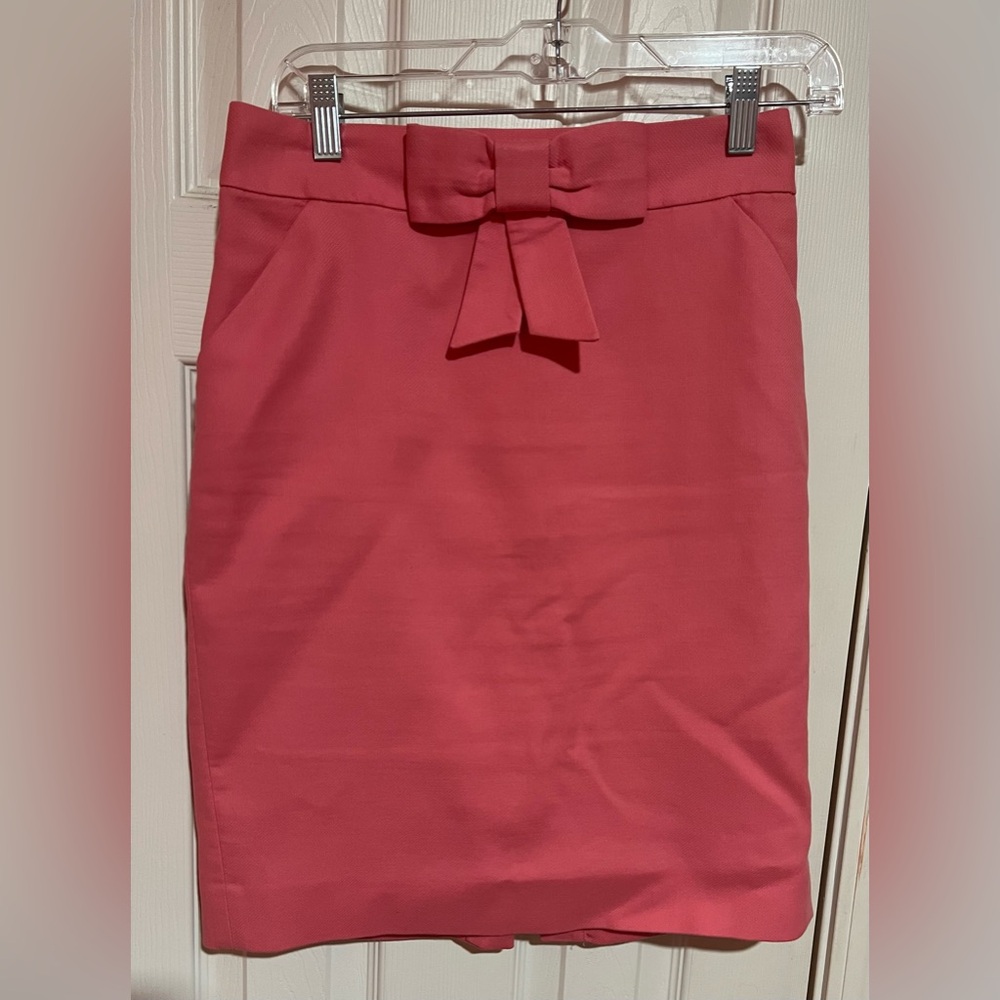 J. Crew Elegant Bow Skirt Size 4